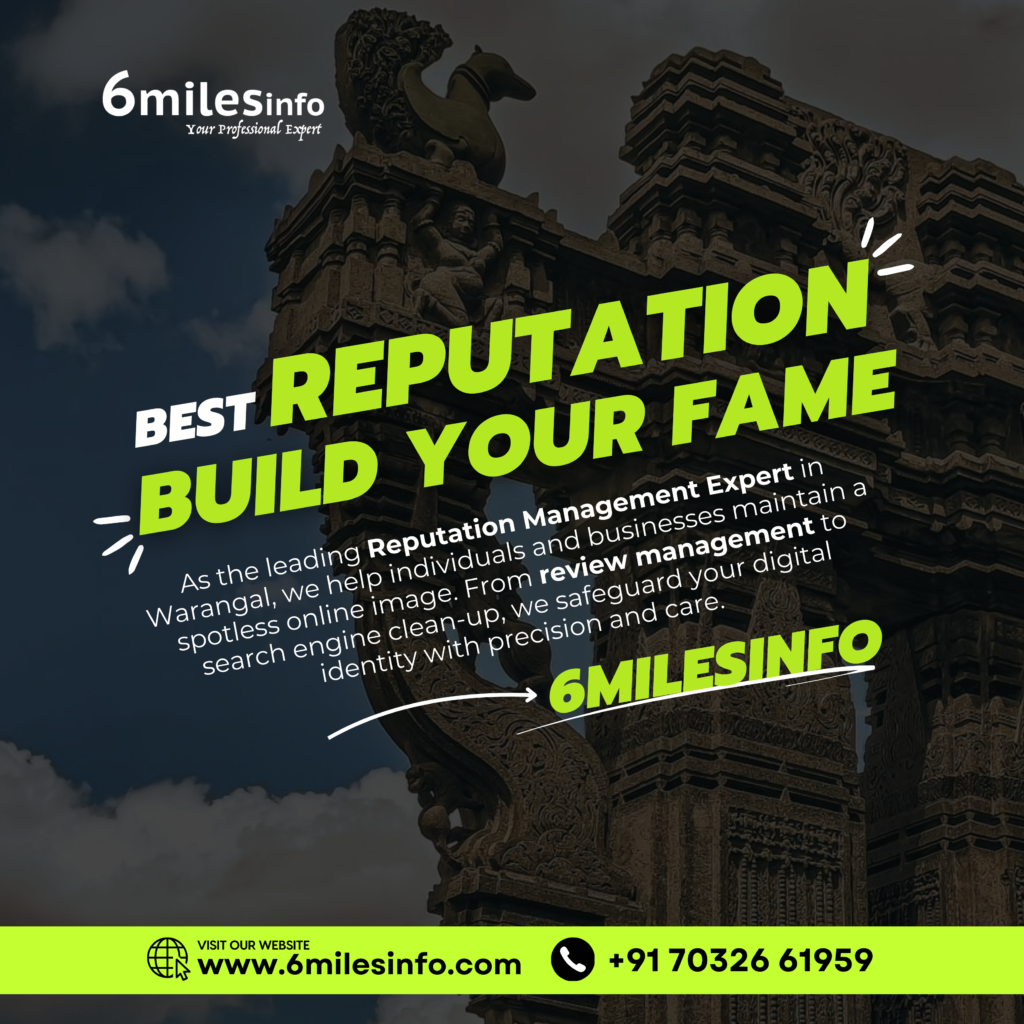 Reputation Management Expert in Warangal