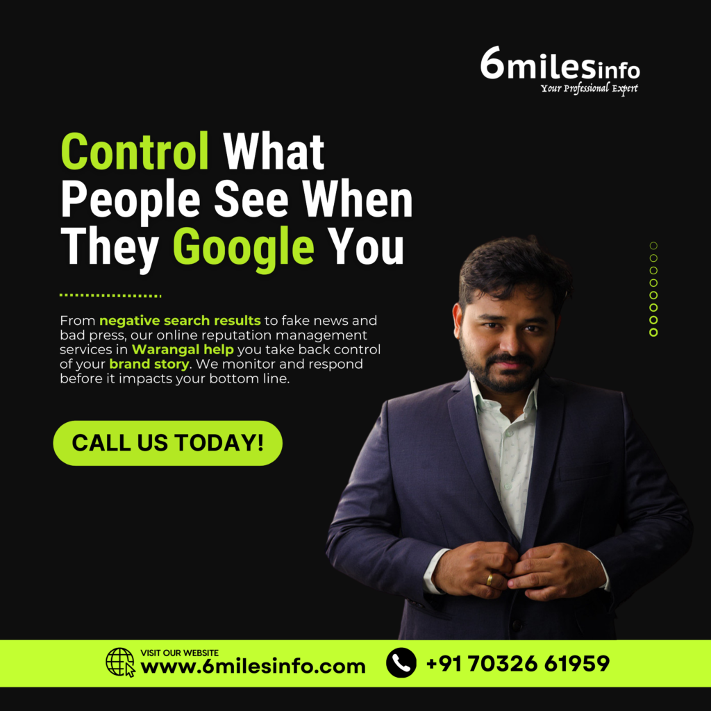 Reputation Management Expert in Warangal